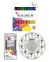 Acrylic Art Set Including Paints Brushes & Palette