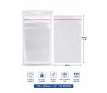 Self Seal Bag 225×280+L 30MIC 100PK