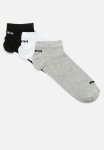 Puma Mens 3 Pk Low Cut Socks - Grey Melange white black