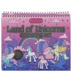 Land Of Unicorns Colouring Set