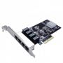 4-PORT Pcie Gigabit Ethernet Network Adapter Card