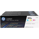 HP 300 400MFP Original Tri-pack Laserjet Pro Toner Cartridge 305A