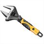 Short Handle Wrench Big Opening Ratchet Wheel Adjustable Wrench 6IN
