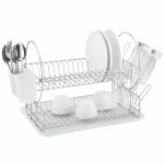 Casa - Catania 202 Chrome Plated Dish Drainer 2 Tier Livestainable
