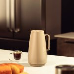 Exata Glass Lined Thermal Flask Beige