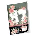 Marlin A4 Pre-cut Book Cover Floral 87 5S