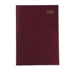 A5 Diary Page A Day Ns 2027 Burgandy