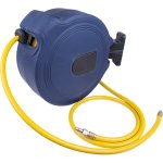 AirCraft Air Hose Reel 15 M X 9.5 Mm 3 8 Pu Hose P p Casing Wall Mounted HR20215