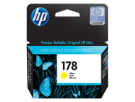 HP 178 Yellow Original Ink Cartridge 300 Pages.