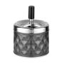 Ashtray Spinning - Brushed Black Diamond Texture - 9CM