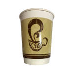 Double Wall Paper Coffee Cups – Coffee & Tea – Eco Friendly – 350ML
