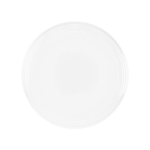 Jenna Clifford - Embossed Lines Dinner Plate - Whisper White Set Of 4