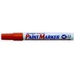 Ek 400 Medium Point Permanent Paint Marker 2.3MM Red Box Of 12