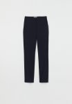 Cigarette Trousers - Navy Blue