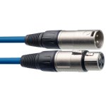 FTS C-10M-BL Xlr Male -xlr Female Microphone Cable 10M Blue