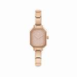 Composable Watch With Pink Glitter Dial