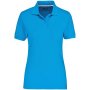Crest Ladies Golf Shirt - Aqua
