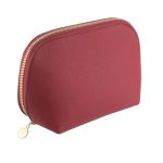 Kososuru Small Travel Cosmetic Bag Portable Makeup Bag Pu Leather Makeup Pouch For Women Pu Leather Red