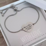 Kabella Personalized Stainless Steel Bracelet Adjustable Size Ready In 3 Days