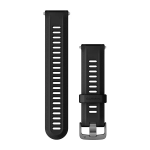 Garmin Fr 955 Replacement Band – Black With Slate Hardware
