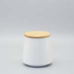 White Ceramic Storage Canister - Small 8.5 X 10.5CM