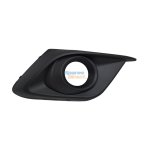 Mazda 3 Fog Grille Plain Black With Hole Right 14-16