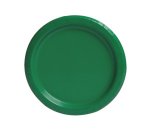 Party 7" Round Plate Emerald Green 8CT