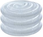 Dust Hose Clear 3M X 4" Pvc With Integrated Wire