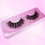 1 Pairs Natural Eyelashes Wispy False Eye Extensions Manga Faux Mink Cat Lashes 3D Dramatic Volume Lashes Extension Fluffy Handmade Lashes