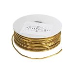 Homeford Stretch Cord Ribbon 1 16-INCH 25-FEET Gold
