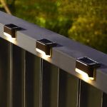 Solpex Solar Deck Lights Outdoor 16 Pack Solar Step Lights Waterproof LED Solar Lights For Outdoor Stairs Step Fence Yard Patio