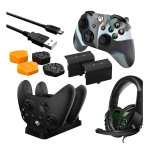 Sparkfox Premium Player Pack 2XBATTERY PACK|1XCHARGE CABLE|1XCHARGING STATION|1XHEADSET|1XPREMIUM Thumb Grip Pack