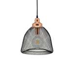 Imperia L Mesh Pendant Light Black And Copper