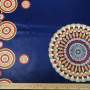 Wax Printed Piece Tribal Navy: 480CMX112CM
