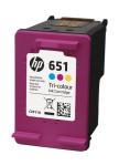 HP 651 Tri Colour Ink Cartridge - Ia 5575 5645
