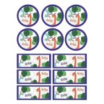 Dino Stickers Pack Of 12