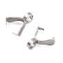 201 Stainless Steel Pinch Bails Ice Pick Pinch Bails For Pendant Making 8.5 3.5MM 10PCS