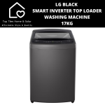 LG Black Smart Inverter Top Loader Washing Machine - 17KG