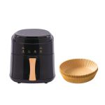 Digital Hot Air Fryer With LED Touchscreen 1400W Preset Modes 20 Free Paper Liners Included