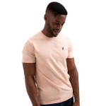 Polo Mens Plain Cotton T-Shirt Light Pink Size XL Final Clearance - Speedtrainer