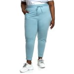 Donnay Plus Size Fleece Joggers With Cuff And Tie - Blue