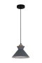 Eurolux Charlotte Pendant 255MM Gry/wood