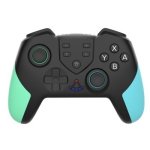 T23 Wireless Bluetooth Game Handle With Vibration And Wake Up Macro Programming Function Handle For Nintendo Switch Pro Blue Gre