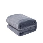 1PC Plain Flannel Blanket Soft Warm Throw Blanket Nap Blanket For Couch Sofa Office Bed Camping Travel Multi-purpose Gift Blanke
