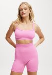Cotton On Seamless Rib Bike Short - Pink Icing
