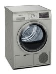 Siemens WT46G40SZA 8KG Silver Inox Condenser Tumble Dryer