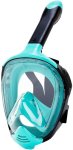 Full Face Mask Plastic Silicone Single Lens Diving Mask With Purge