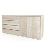 Naomi Cabinet Doors & Drawers - Ash