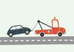 Tow Truck - Wall Art Print - A1