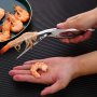 Stainless Steel Shrimp Deveiner Tool - Ergonomic Herringbone Design For Easy Shell Removal Kitchen Gadget For Seafood Prep